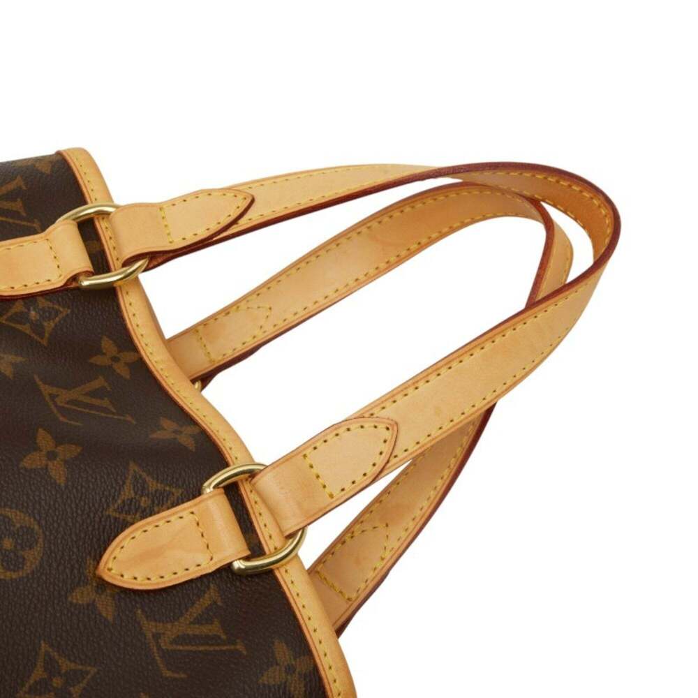 LOUIS VUITTON Brown Monogram Leather Tote Bag - Picture 8 of 12